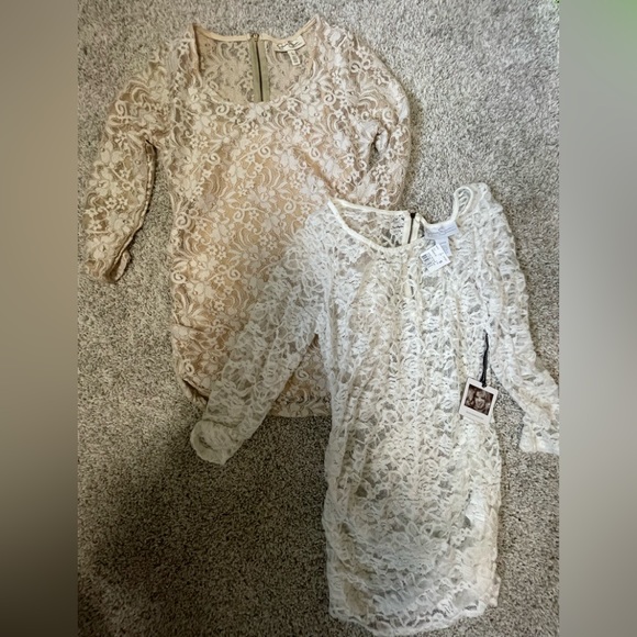 Jessica’s Simpson lace maternity shirts - Picture 1 of 1